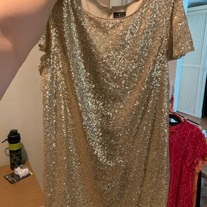 Gold Sparkle Homecoming/Special Dress